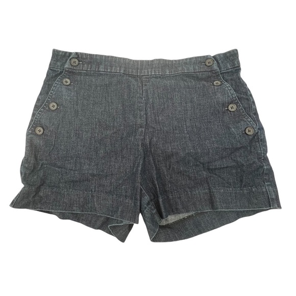 Banana Republic 4 Inch Chambray Denim Jean Shorts Size 27 Women's - Picture 1 of 6